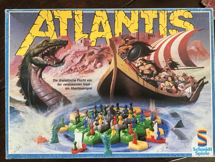 Atlantis: Het gezinsspel voor 2-4 spelers, Hobby en Vrije tijd, Gezelschapsspellen | Bordspellen, Gebruikt, Drie of vier spelers