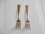 2 sola vorkjes haags lofje, Ophalen of Verzenden, Gebruikt, Rvs of Chroom