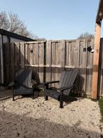 Keter Troy Adirondack Tuinstoel - set van 2 - Grafiet, Ophalen, Zo goed als nieuw, Kunststof