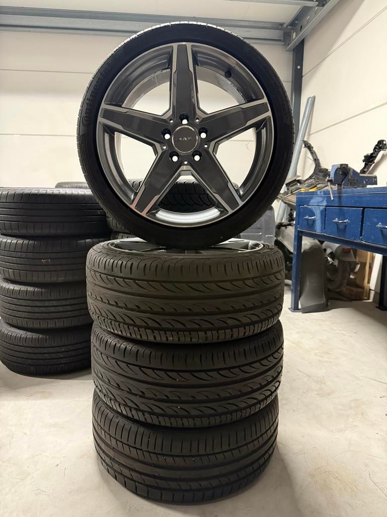 Diverse lichtmetalen velgen met banden 15-18 inch, Auto-onderdelen, Banden en Velgen, Ophalen, 18 inch, Banden en Velgen