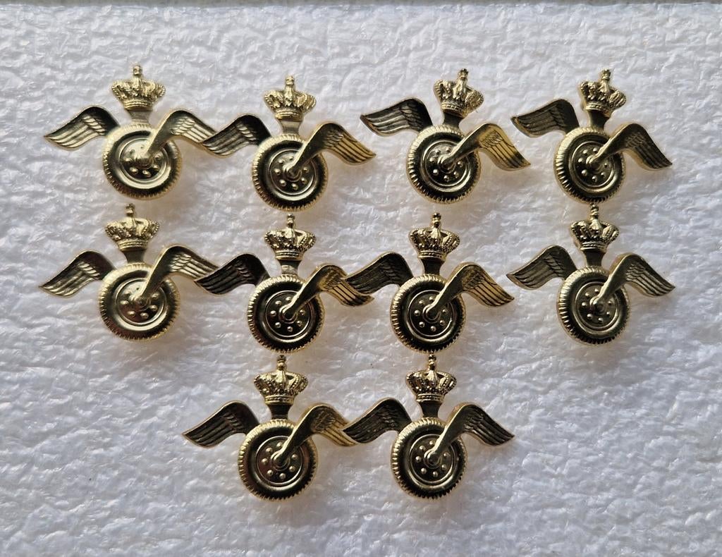 Leger Aan en Afvoertroepen
kraagspiegels vijf stuks, Verzamelen, Ophalen of Verzenden, Landmacht, Nederland