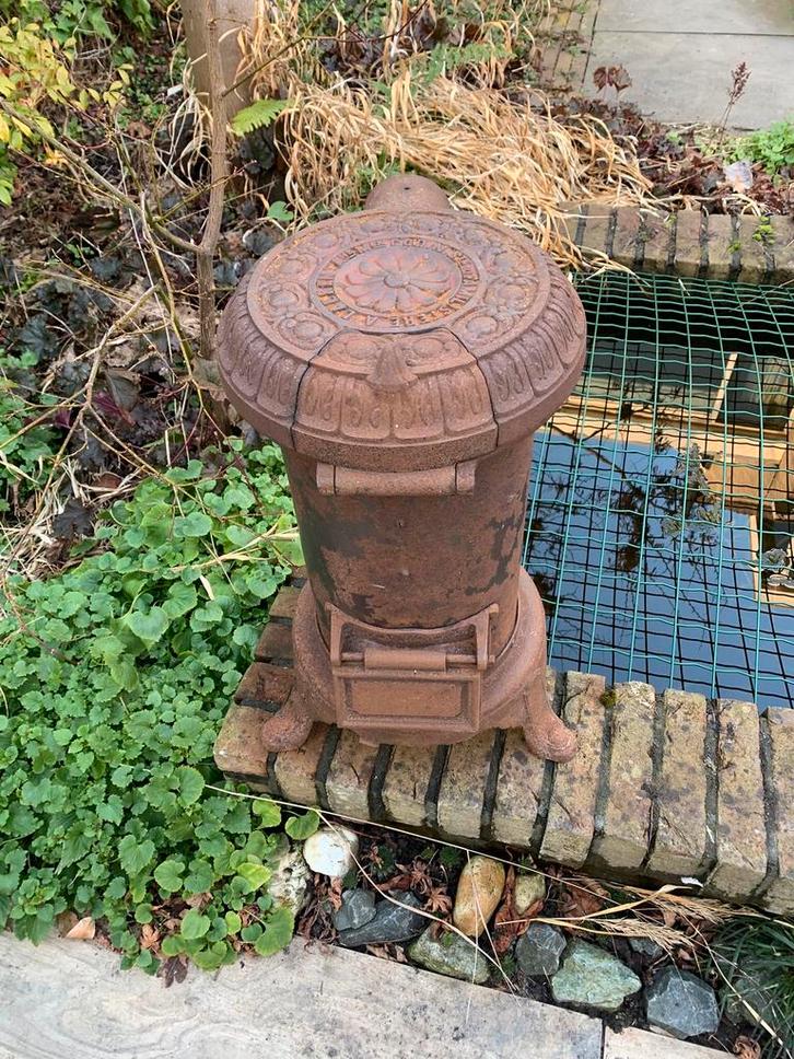 Godin Potkachel - Klassiek en Sfeervol, Huis en Inrichting, Kachels, Gebruikt, Vrijstaand, Potkachel, Hout, Ophalen