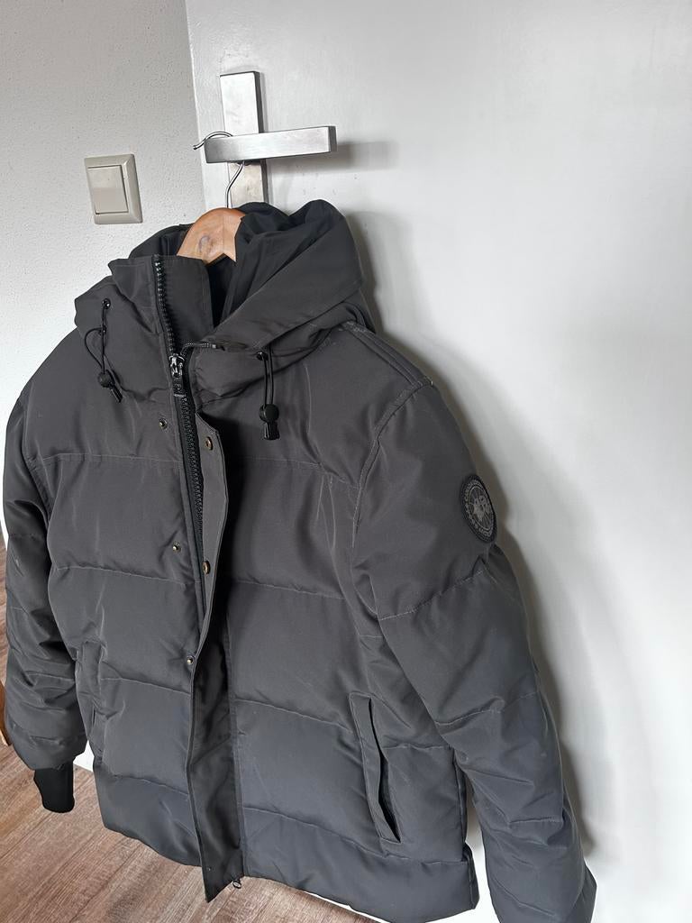 Canada Goose Lawrence Puffer Black Label winterjas XL, Ophalen of Verzenden, Gedragen, Maat 56/58 (XL), Zwart