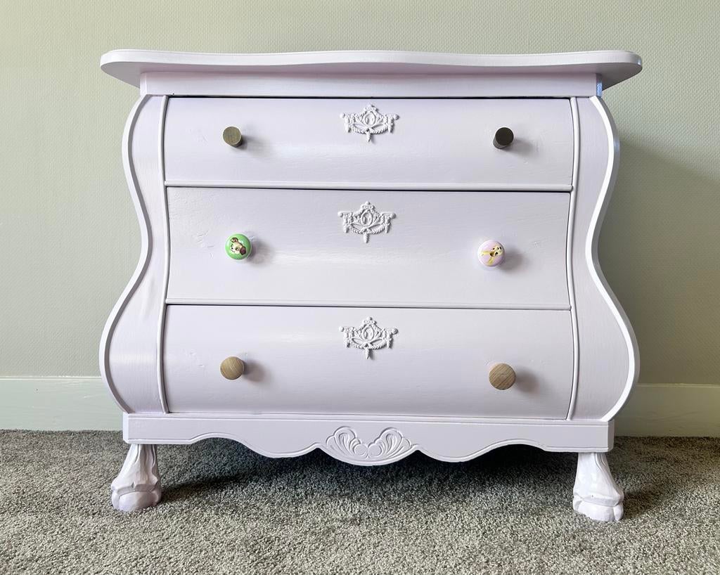 Schattig buikkastje, Ophalen, 50 tot 100 cm, Zo goed als nieuw, 3 of 4 laden