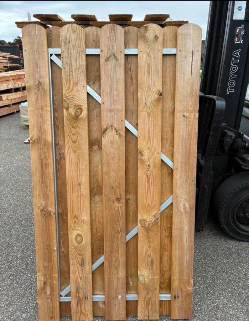 Nieuwe schutting deuren/Poort deuren, Tuin en Terras, Tuinpoorten, Ophalen, 100 tot 150 cm, Nieuw, Draaipoort