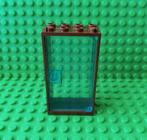 LEGO Deur met Ruit - Bruin, Gebruikt, Aastvej 1, 7190 Billund, Denemarken, Ophalen of Verzenden, Privacy.officer@lego.com