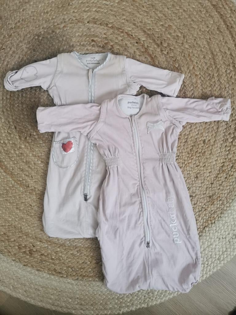 2 puckababy slaapzakken newborn baby, Ophalen of Verzenden, Zo goed als nieuw, Minder dan 70 cm, Slaapzak