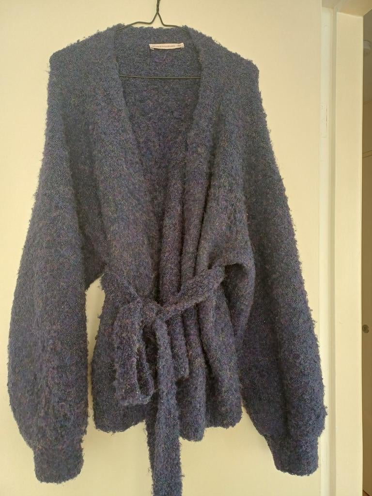 Studio Anneloes vest, blauw/paars, frottee, XL (44/46), Ophalen of Verzenden