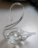 Schaaltje Glazen Zwaan, Verzamelen, Beelden en Beeldjes, Ophalen of Verzenden, Zo goed als nieuw, Dier