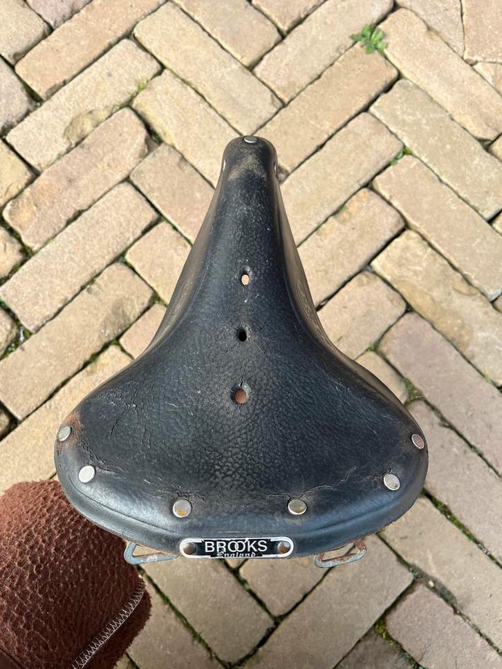 Klassiek Brooks England B66S Leren Zadel, Fietsen en Brommers, Fietsonderdelen, Zo goed als nieuw, Zadel, Ophalen of Verzenden