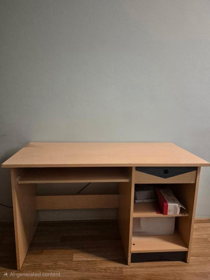 Dressoir en studie tafel, Huis en Inrichting, Kasten | Dressoirs, Gebruikt, 50 tot 100 cm, 25 tot 50 cm, Met lade(s), Met plank(en)