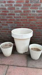 Gratis ophalen bloempotten, Ophalen, Gebruikt, Rond, Kunststof