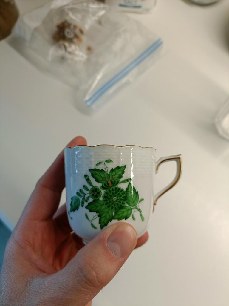 Kopje van Herend, Antiek en Kunst, Antiek | Porselein, Ophalen of Verzenden