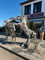 Unieke houten dieren sculpturen: Paard, Giraffe, Beer, Ophalen