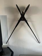 Antiek Kniepertjesijzer uit 1857 met Ophangbeugel, Ophalen