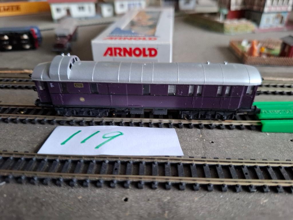 N-Spoor: Arnold: 3 rijtuigen: 5801, 5802, 5803 ZGAN, OVP., Hobby en Vrije tijd, Modeltreinen | N-Spoor, Arnold, Gelijkstroom of Wisselstroom