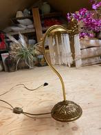 Antiek. Tafel lampje, Ophalen, Zo goed als nieuw, Glas, Minder dan 50 cm