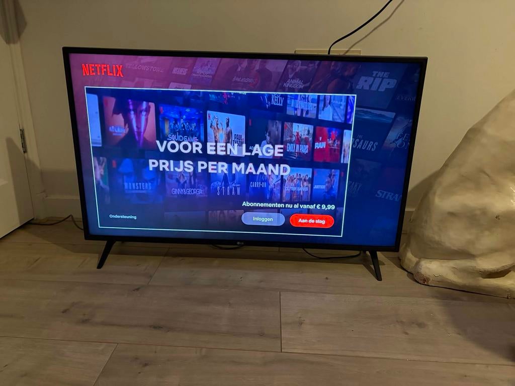 LG 43 inch 4K Smart TV, Ophalen, 50 Hz, Zo goed als nieuw, 100 cm of meer