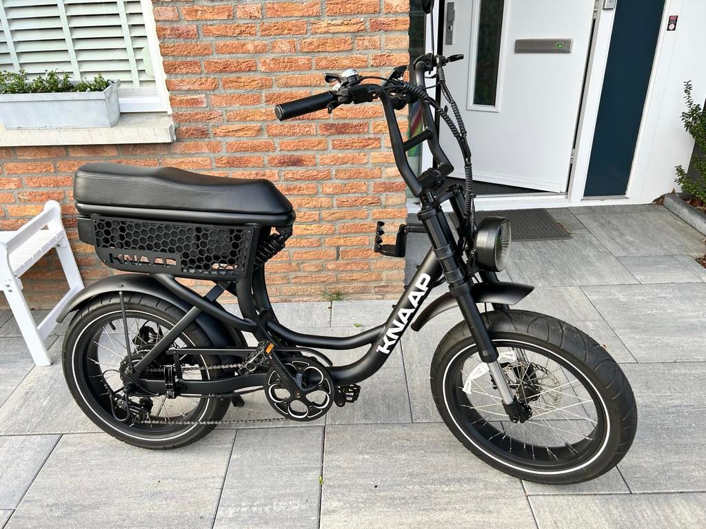 Knaap LON (2x) elektrische fiets zwart (2000 km), Overige merken, Ophalen of Verzenden, Zo goed als nieuw, Minder dan 47 cm
