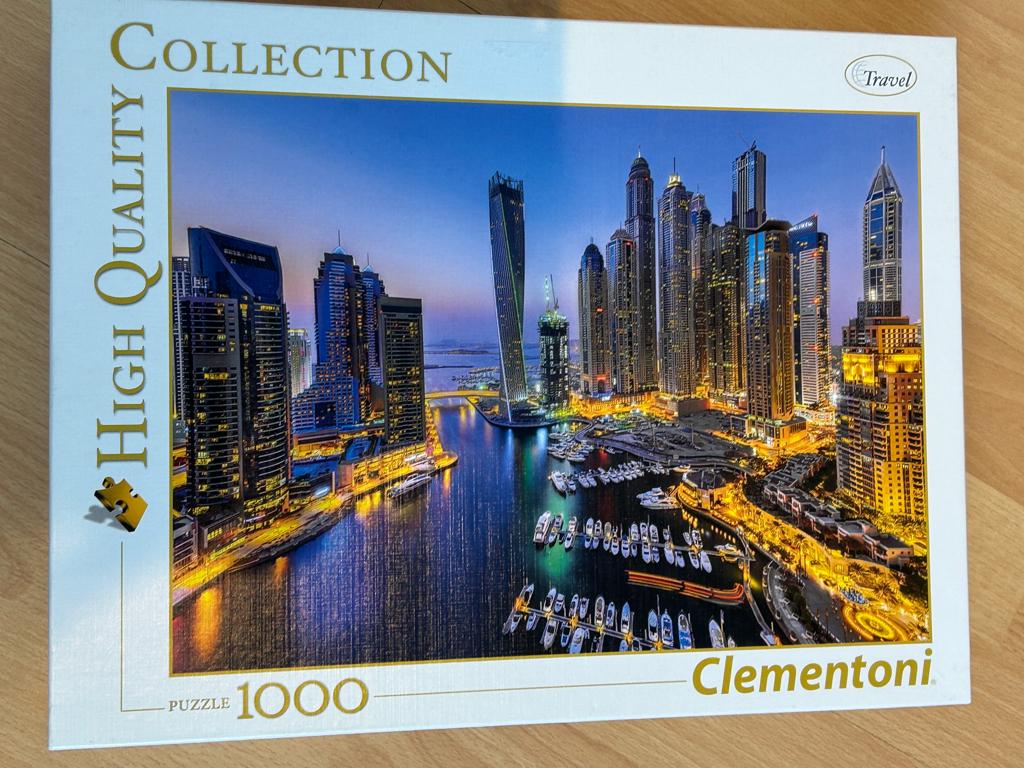 Puzzel  Clementoni " Dubai", Ophalen, 500 t/m 1500 stukjes, Gebruikt, Legpuzzel
