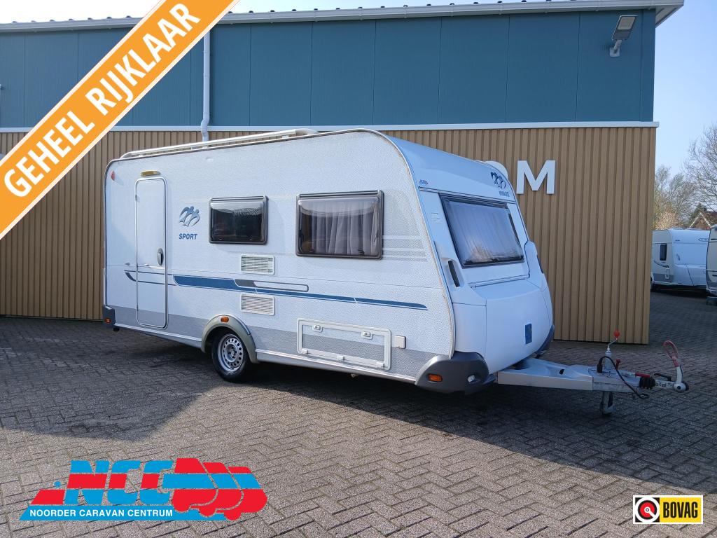Knaus Sport 420 QD, Caravans en Kamperen, Treinzit, 750 - 1000 kg, 4 tot 5 meter, Knaus