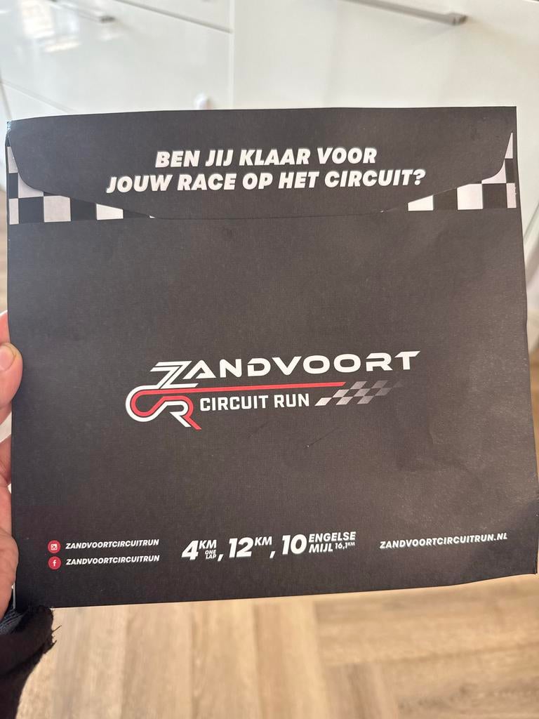 Zandvoort circuit run 2026 startnummer 16,1 km, Tickets en Kaartjes, Eén persoon