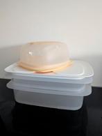 Tupperware vleeswaren schaaltjes+ cheese Smart S, Ophalen of Verzenden, Zo goed als nieuw, Schaal