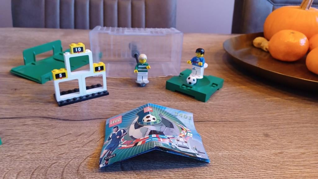 Lego 3401-2 Shoot'n'score Zidane Edition, Ophalen of Verzenden, Gebruikt, Complete set, Lego