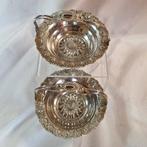 Hengselbakjes verzilverd, diameter 10 cm, Verzenden