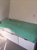 1 persoons bed met 3 lades, Huis en Inrichting, Ophalen, Gebruikt, 90 cm, Eenpersoons