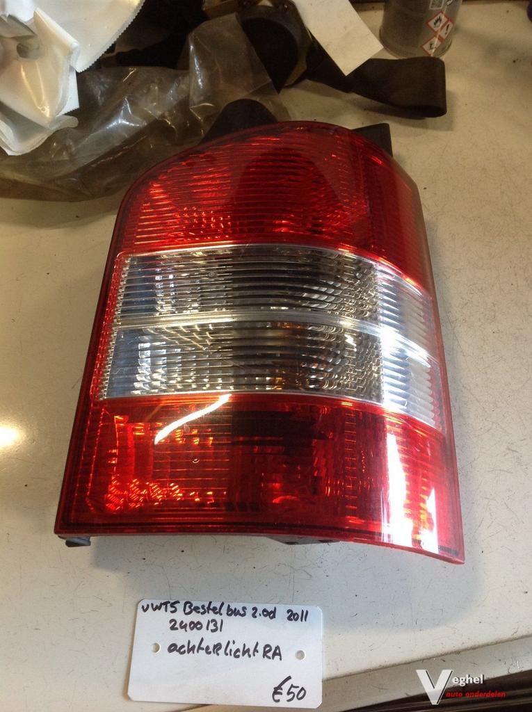 Vw Transporter T5 2.0 diesel 2011 Wagennr 2400131  Achterlic