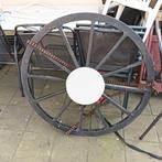 grote goede kar wiel houd met ijzer rand om heen lees meer, Ophalen of Verzenden, Gebruikt, 80 kg of meer