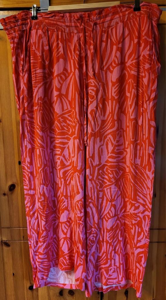 MS Mode roze broek maat 52, Kleding | Dames, Grote Maten, Zo goed als nieuw, Broek of Spijkerbroek, Roze, Ophalen of Verzenden