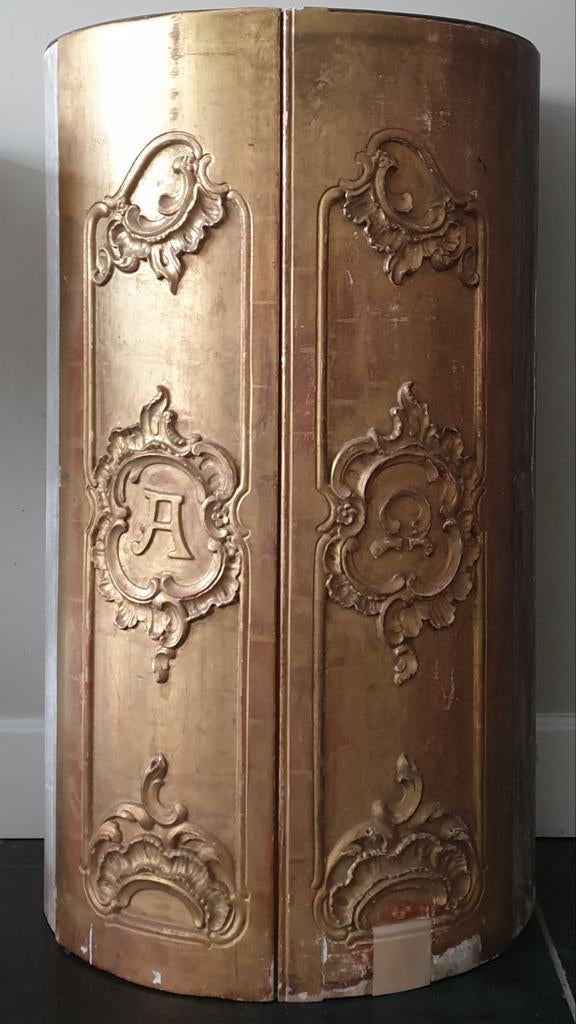 Antieke barok tabernakel deuren, Antiek en Kunst, Antiek | Religie, Ophalen of Verzenden