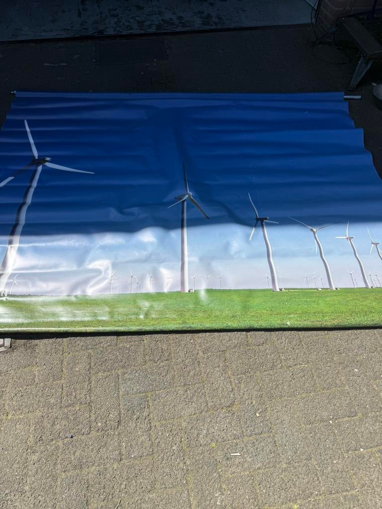 Tuin doek wandbekleding/ afscheiding dubbelzijdig, Ophalen, Zo goed als nieuw, IJzer, Tuinhek
