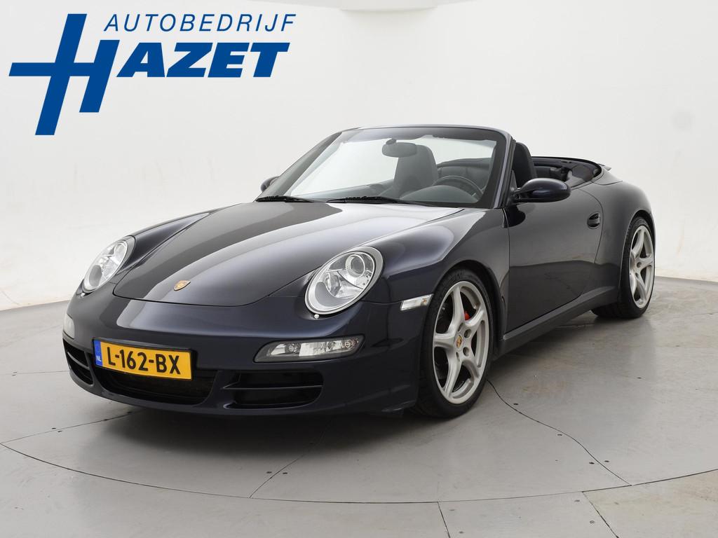 Porsche 911 Cabrio 997 3.8 CARRERA S 355 PK AUT. + HARDTOP |, Automaat, Achterwielaandrijving, Gebruikt, 1520 kg
