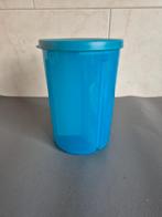 strooibus tupperware verdeelbus, Huis en Inrichting, Ophalen of Verzenden, Zo goed als nieuw, Blauw, Bus of Trommel