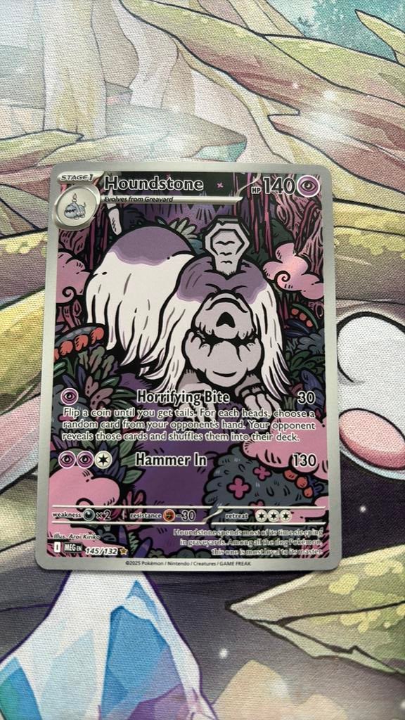 Houndstone 145/132 mega evolution, Ophalen of Verzenden, Losse kaart