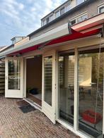 Zonnescherm Sunshadow - Rood knikarmscherm, Ophalen, Gebruikt, Elektrisch, 150 tot 300 cm