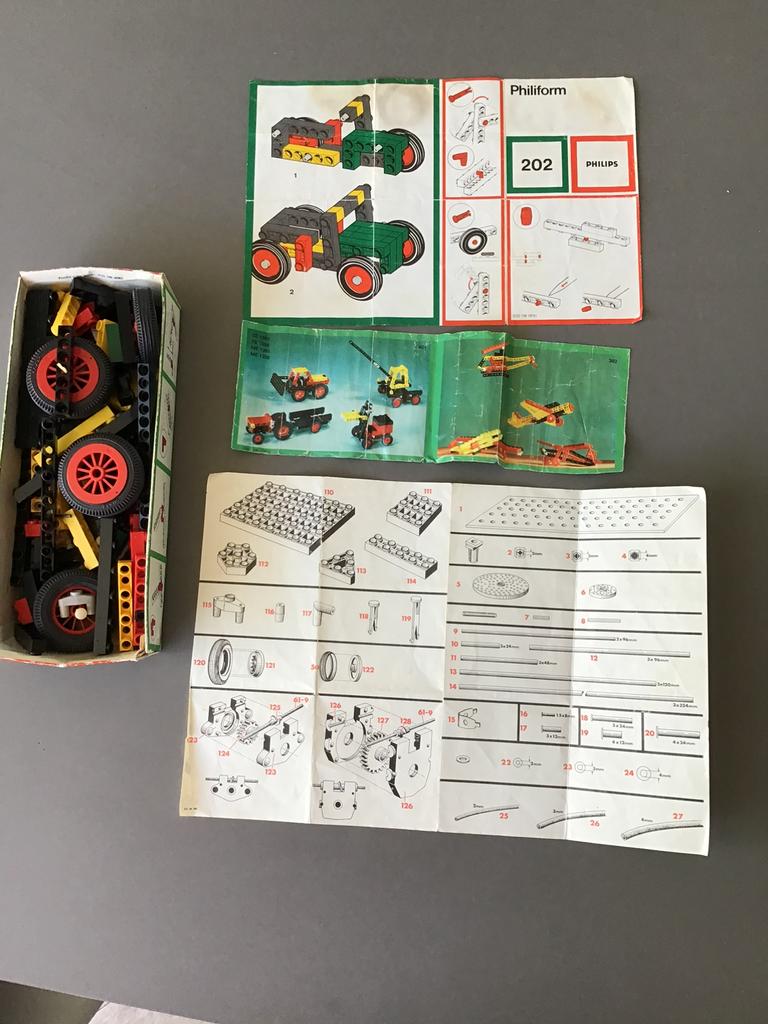 Philips Philiform Lego, vintage., Ophalen of Verzenden, Gebruikt, Losse stenen