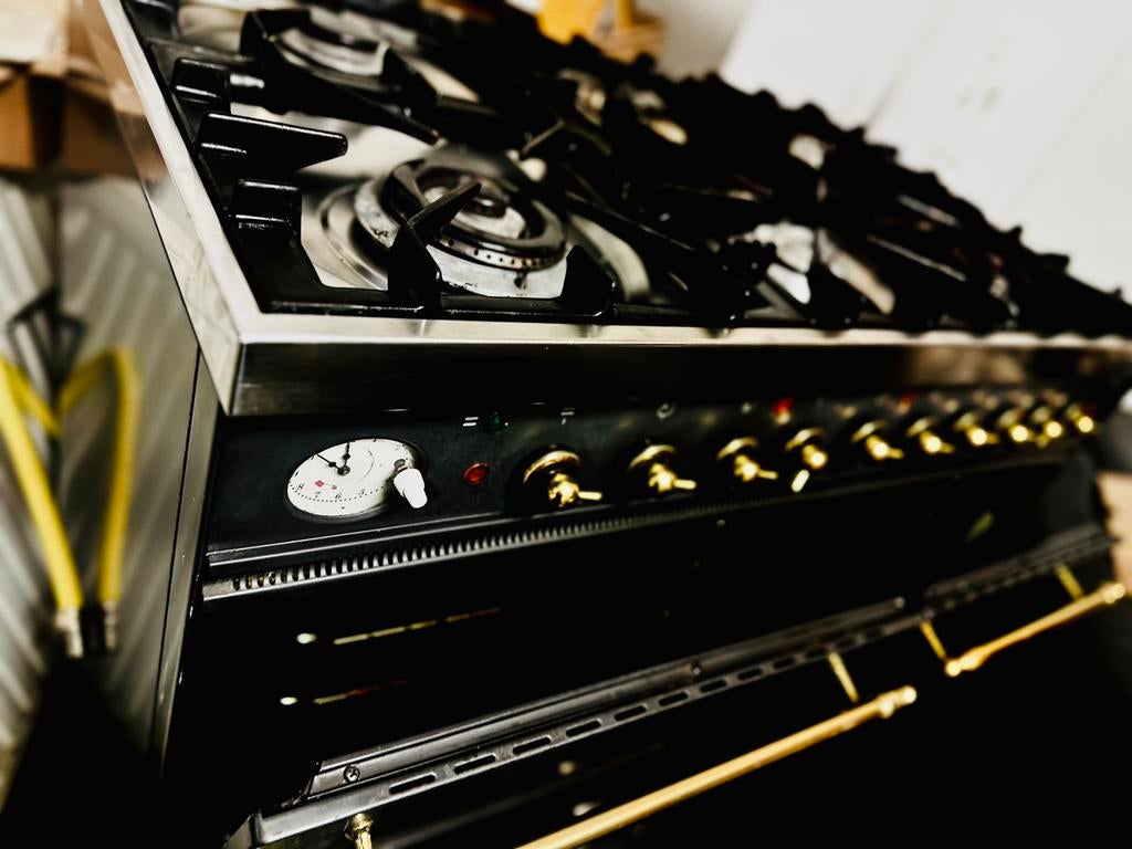 Boretti gasfornuis 6 pits 2 ovens, Witgoed en Apparatuur, Fornuizen, Ophalen, Gebruikt, 60 cm of meer, Gas