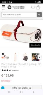 Nieuwe Stoov Big Hug USB Verwarmde Deken - Wit, Ophalen of Verzenden, Nieuw, Wit, Rechthoekig