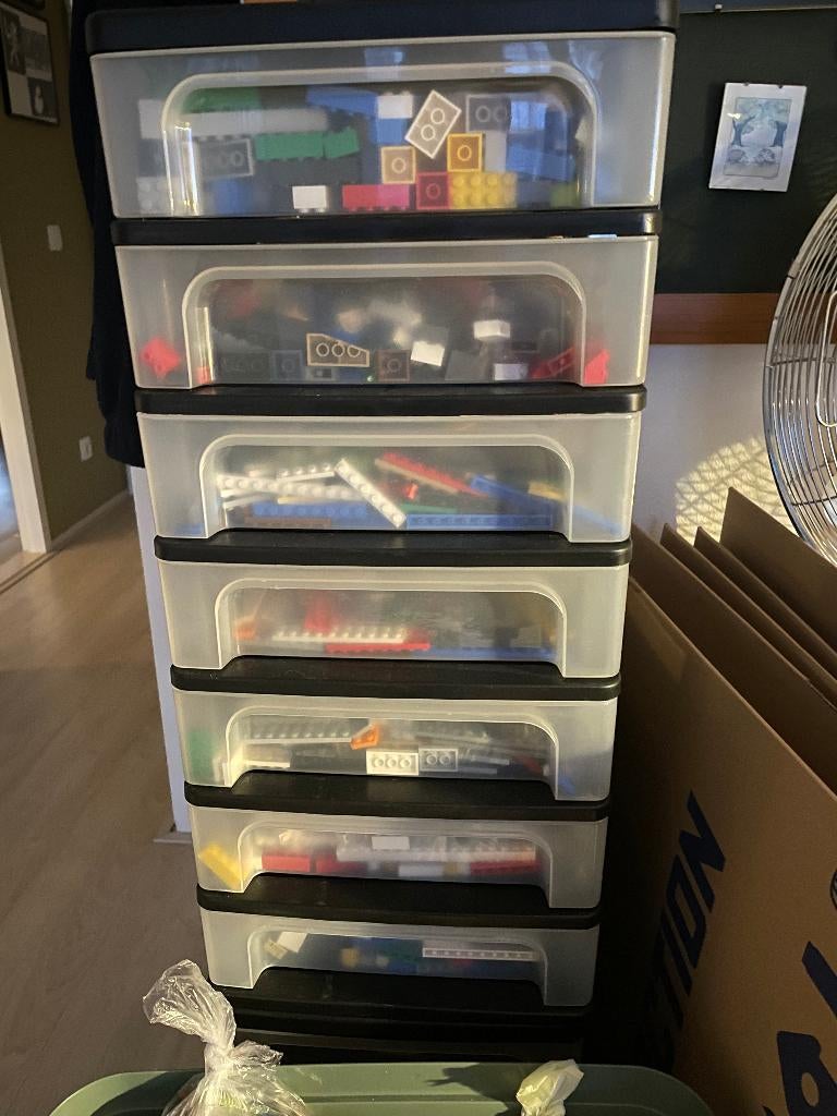 Partij Lego, Ophalen, Gebruikt, Losse stenen, Lego