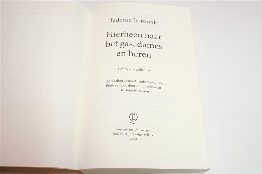 Hierheen Naar Het Gas — Ooggetuige Auschwitz, Boeken, Oorlog en Militair, Ophalen of Verzenden, Tweede Wereldoorlog, Gelezen, Overige onderwerpen