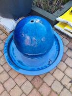 Water ornament fontein blauw, Tuin en Terras, Ophalen of Verzenden, Gebruikt, Beton, Fontein