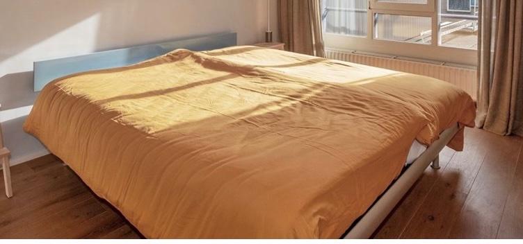 Auping original,next of match model, lits jum bed lengte 210, Ophalen, Strak design, minimalistisch, Blauw, 210 cm