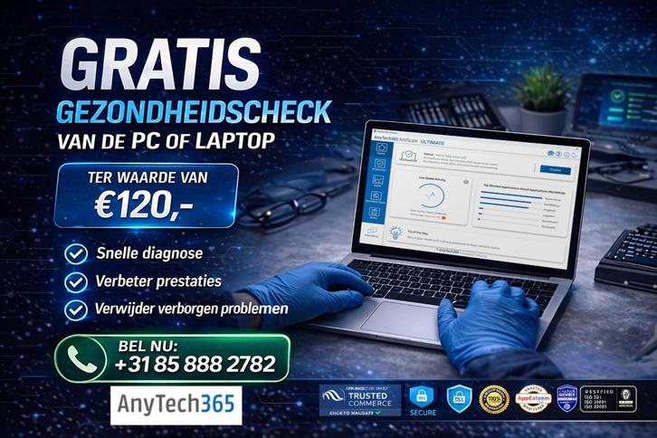 Trage laptop? Onverklaarbare problemen?, Computers en Software, Windows Laptops, Nieuw, Ophalen