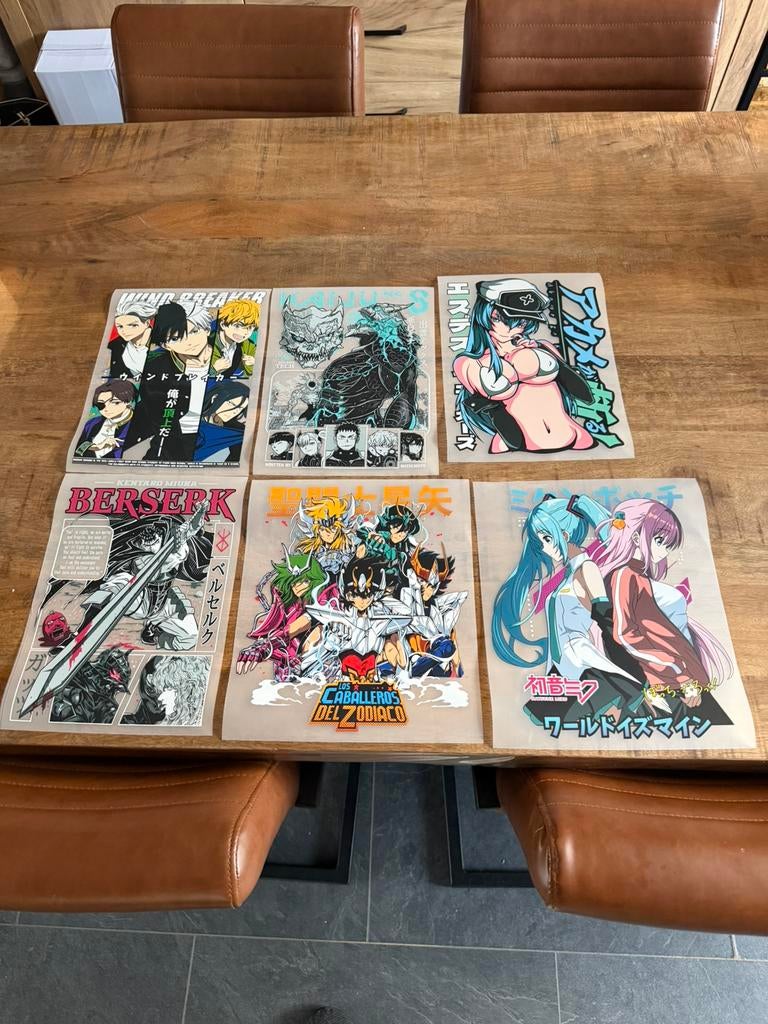 Te koop DTF prints voor bedrukken van texiel, Hobby en Vrije tijd, Ophalen of Verzenden, Nieuw, Meerdere plaatjes