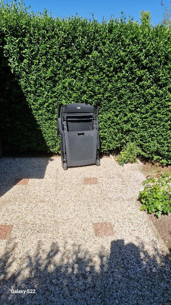 Hartman ligstoel, Tuin en Terras, Ligbedden, Ophalen of Verzenden, Gebruikt, Kunststof, Verstelbaar