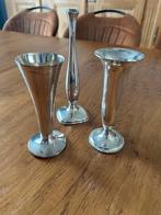 Zilver vaasjes, Ophalen of Verzenden, Overige kleuren, Overige materialen, Minder dan 50 cm